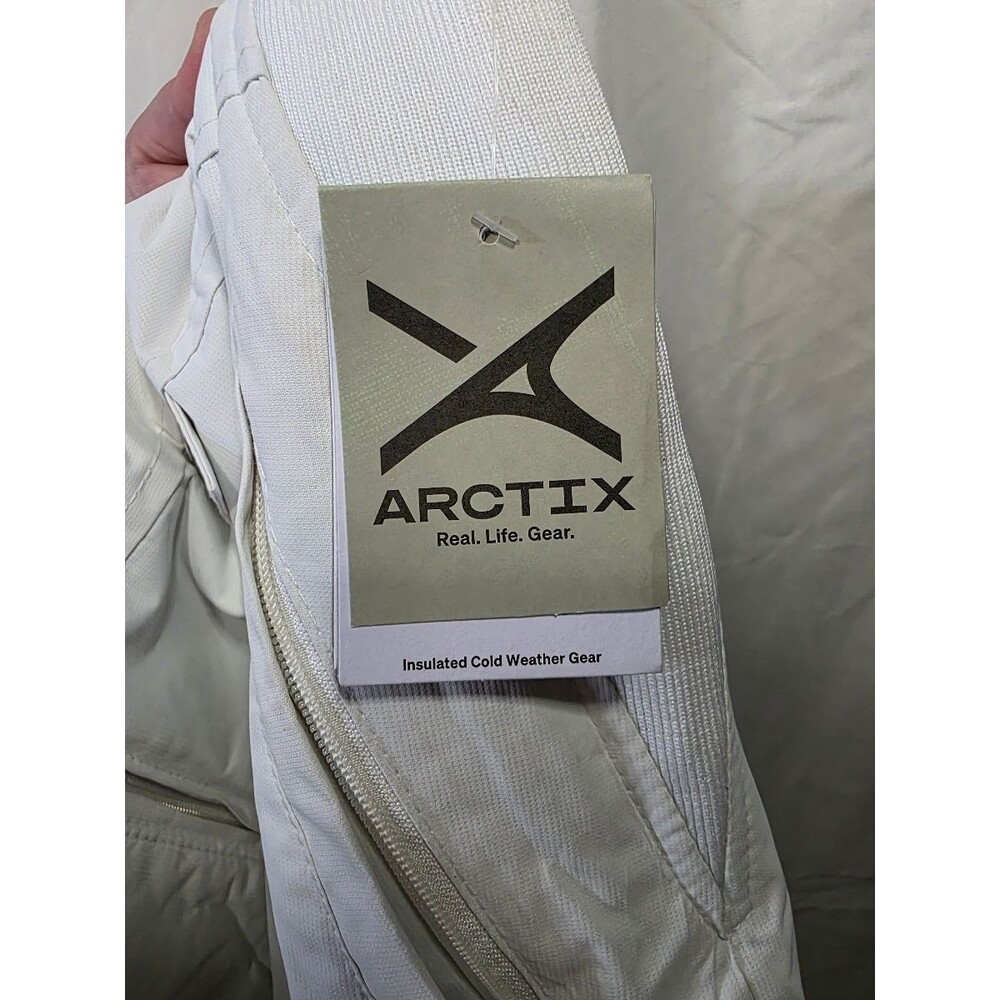 Arctix Womens Essential Bib Overalls 14950X-01-1X White Insulated 1X - Picture 6 of 10